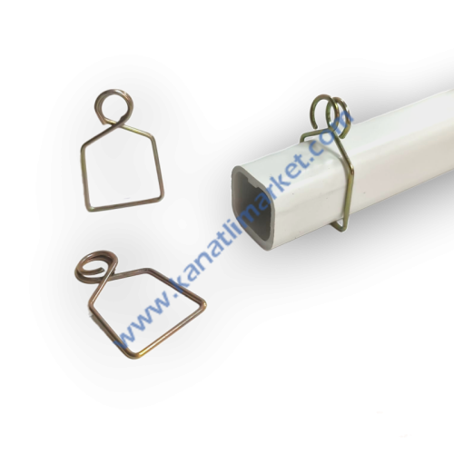 Kare Nipel Borusu Askı Teli Kare Tip 3
